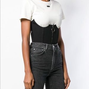 Offers ❤️Off-White cupless corset top Sz xs